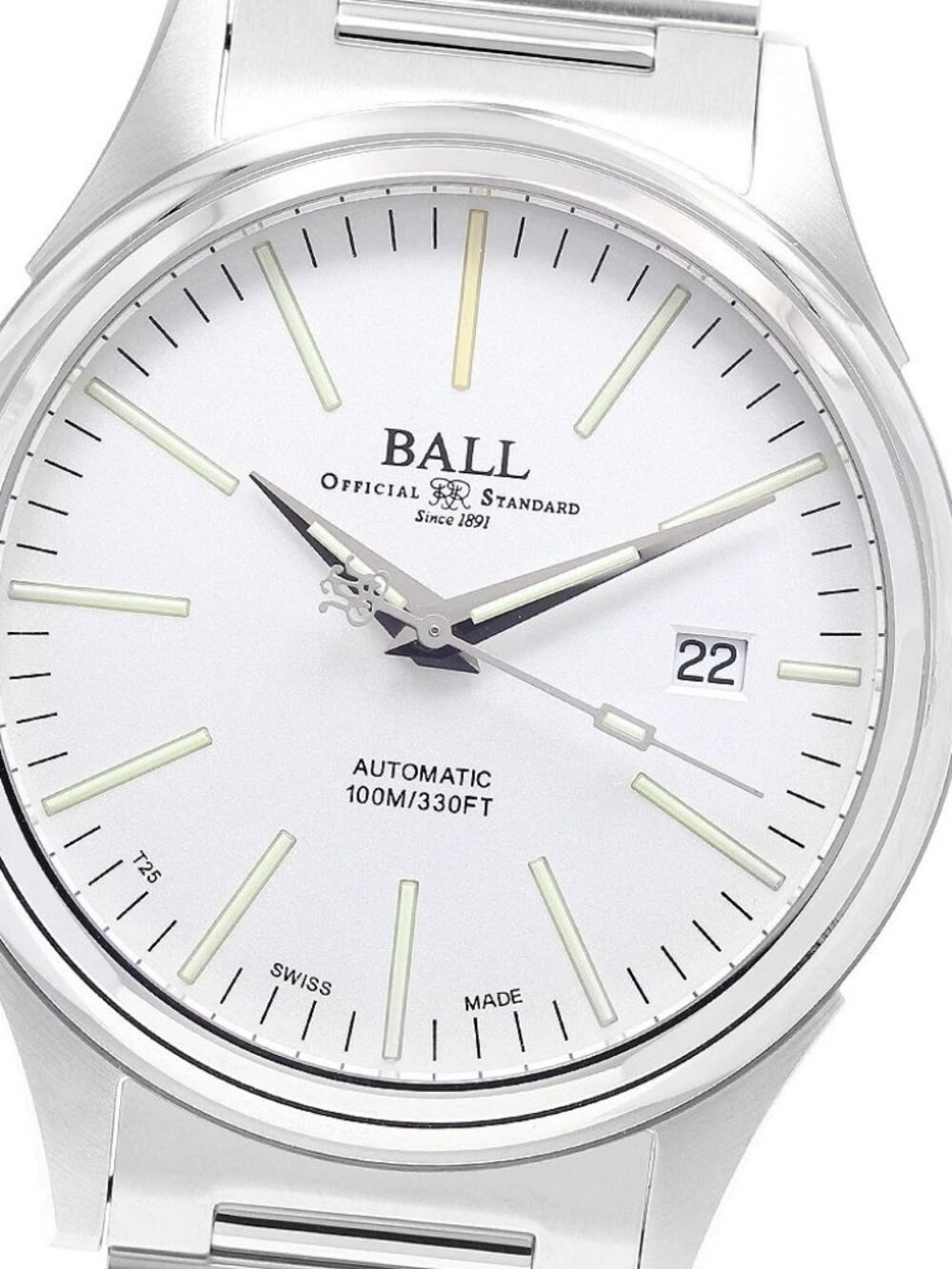 BALLWATCH Fireman Enterprise NM2098C-S20J-WH Date Automatic Men's Watch